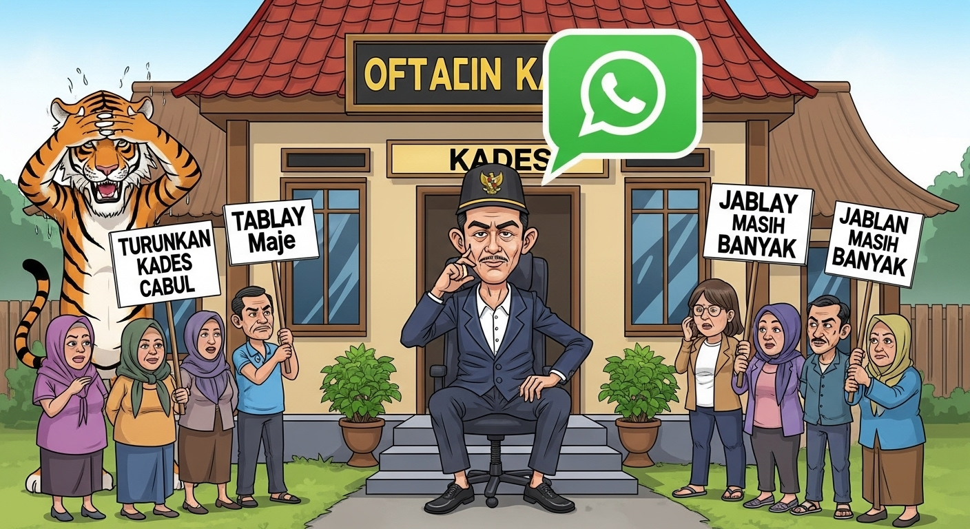 Asusila di Balik Bale Desa: Warga Geruduk, Kades Rakiman Terpojok
